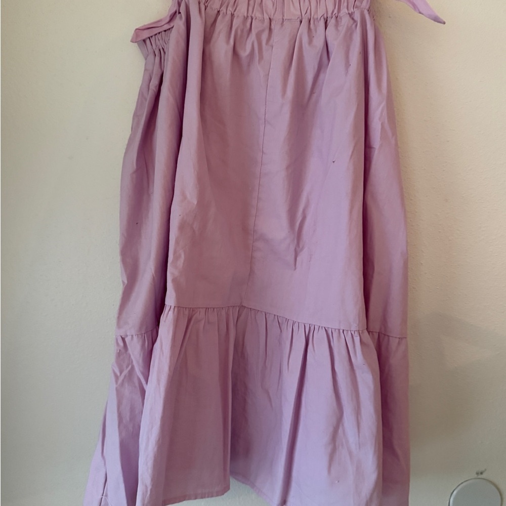 HYFVE Lilac Babydoll Mini Dress Sleeveless Lined Women's M - Picture 8 of 13